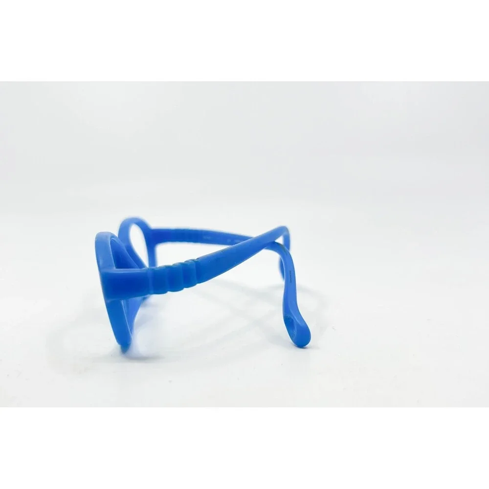 Miraflex Baby 1 Eyeglass Frames Kids Blue Oval Flexible 42-15-120